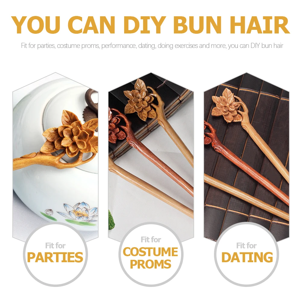 Green Sandalwood Hair Pin Vintage Wooden Bun Stick Hanfu Chinese Style Party Accessory Flower Hairpin Wood Hair Stick Simple
Green Sandalwood Hair Pin Vintage Wooden Bun Stick Hanfu Chinese Style Party Accessory Flower Hairpin Wood Hair Stick Simple