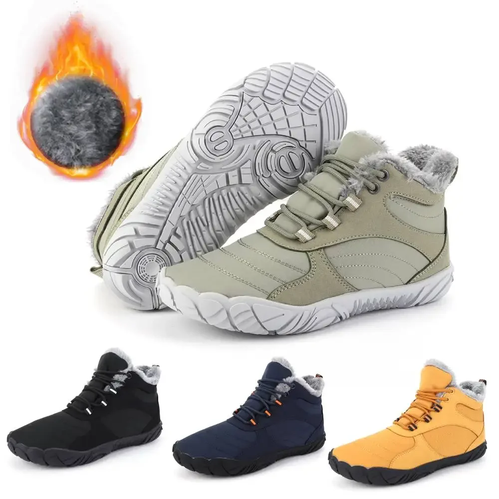 Womens Mens Waterproof Winter Barefoot Shoes Snow Boots Cotton Warm Fur Lined Unisex Walking Hiking Outdoor Hiking Walking Shoes
Womens Mens Waterproof Winter Barefoot Shoes Snow Boots Cotton Warm Fur Lined Unisex Walking Hiking Outdoor Hiking Walking Shoes