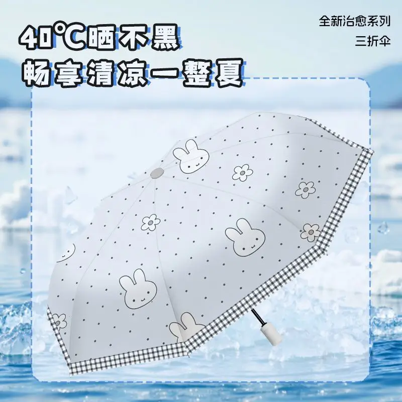 New Kawaii Miffy Pattern Fully Automatic Umbrella Cute and Portable Rain and Rain Dual-use Sunscreen Compact and Lightweight
New Kawaii Miffy Pattern Fully Automatic Umbrella Cute and Portable Rain and Rain Dual-use Sunscreen Compact and Lightweight