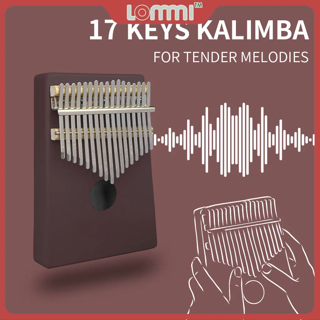 LOMMI Africa Finger Piano Kalimba 17 клавиш корпус из массива дерева с выгравированными клавишами музыкальный инструмент
LOMMI Africa Finger Piano Kalimba 17 клавиш корпус из массива дерева с выгравированными клавишами музыкальный инструмент