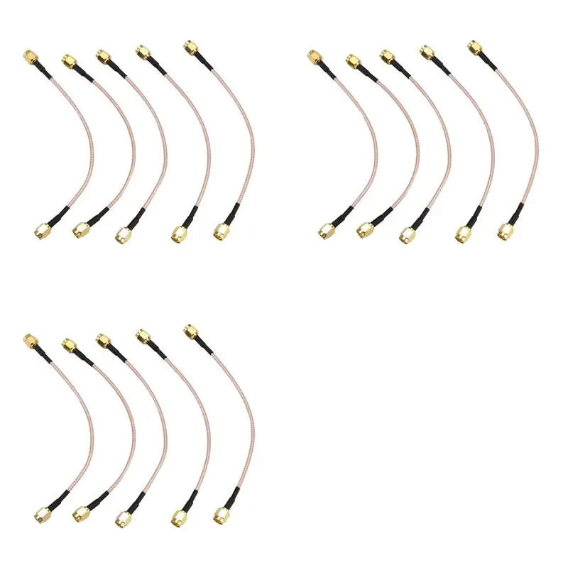 A93E-15PCS SMA Male To SMA Male Plug Jack RF Connector Pigtail Extension Cable RG316 Coax Jumper Cable 15Cm
A93E-15PCS SMA Male To SMA Male Plug Jack RF Connector Pigtail Extension Cable RG316 Coax Jumper Cable 15Cm