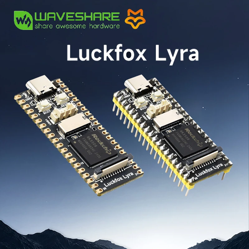 Luckfox Lyra RK3506G2 Linux Micro Deve Board, процессоры ARM Cortex-M0 встроенные Tripe-core ARM Cortex-A7 Rockchip Matrix l0
Luckfox Lyra RK3506G2 Linux Micro Deve Board, процессоры ARM Cortex-M0 встроенные Tripe-core ARM Cortex-A7 Rockchip Matrix l0
