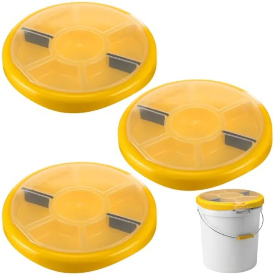 3 Pcs 5 Gallon Bucket Tool Organizer Yellow Bucket Seat with 2 Removable Wall Pieces to Organize Small Parts Organizer Storage
3 Pcs 5 Gallon Bucket Tool Organizer Yellow Bucket Seat with 2 Removable Wall Pieces to Organize Small Parts Organizer Storage