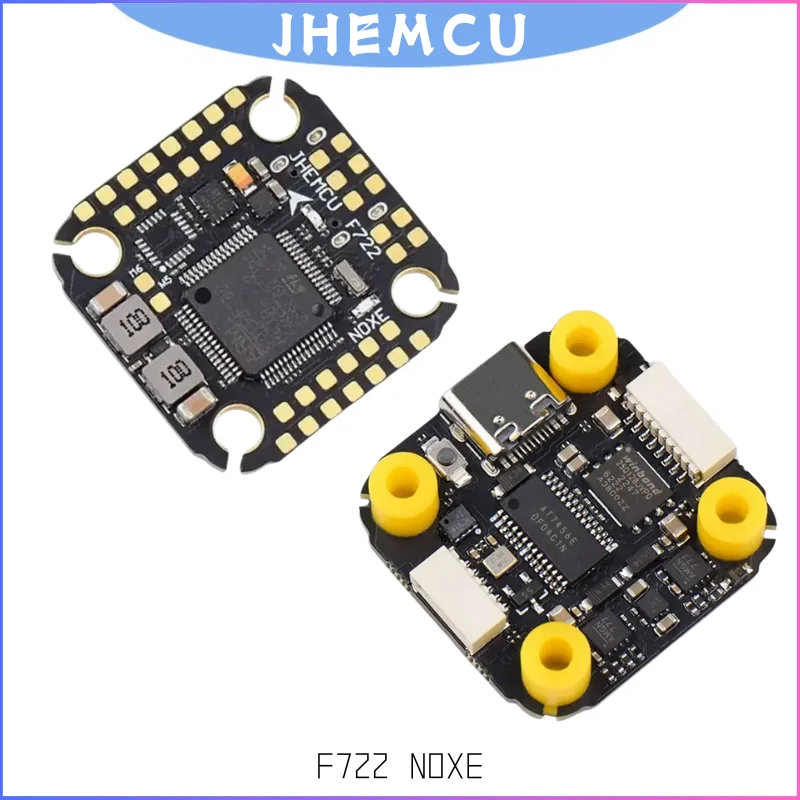 JHEMCU F722 NOXE Контроллер полета Встроенный гироскопический барометр OSD 16 МБ BlackBox Dual BEC 3-6S 20X20 мм для FPV Freestyle Drone
JHEMCU F722 NOXE Контроллер полета Встроенный гироскопический барометр OSD 16 МБ BlackBox Dual BEC 3-6S 20X20 мм для FPV Freestyle Drone