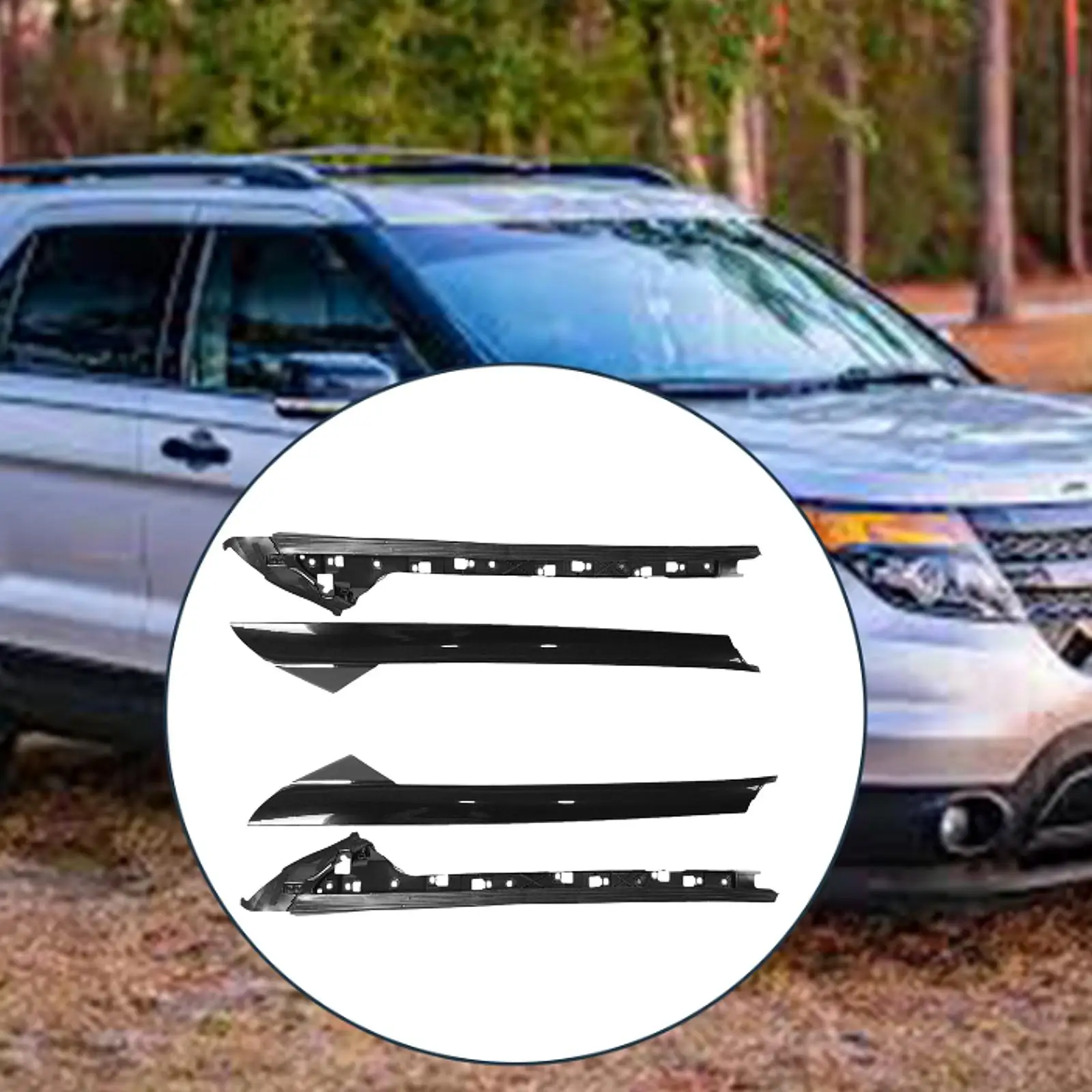 Windshield Trim Molding Cover Front Left and Right for Ford Explorer 2011-2019 Easy to Install Spare Parts Auto Accessories
Windshield Trim Molding Cover Front Left and Right for Ford Explorer 2011-2019 Easy to Install Spare Parts Auto Accessories