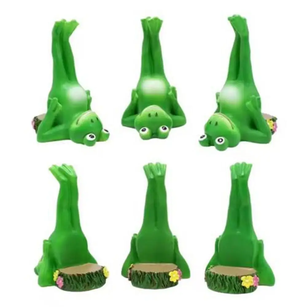 3Pcs Resin Handstand Frog Planter Pot Feet Miniature Decorative Frog Plant Pot Stand Cute Flower Pot Footstool
3Pcs Resin Handstand Frog Planter Pot Feet Miniature Decorative Frog Plant Pot Stand Cute Flower Pot Footstool