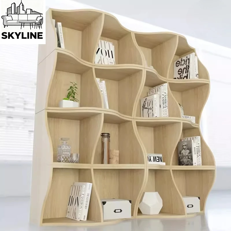 Whole wall bookshelf Floor-to-ceiling bookcase Modern office creative shelf
Whole wall bookshelf Floor-to-ceiling bookcase Modern office creative shelf