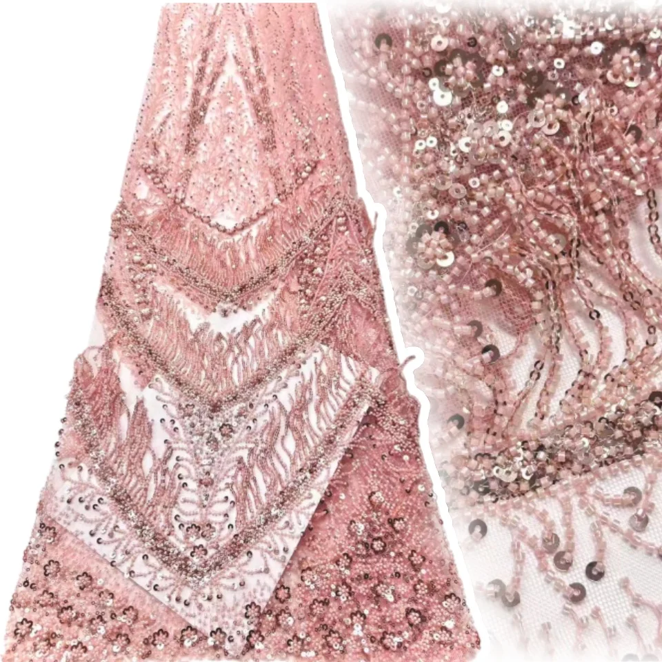 African Black Beads Lace Fabrics for Women Sewing Evening Dresses French Embroidery Mesh Sequin Fabric for Wedding Party 1997
African Black Beads Lace Fabrics for Women Sewing Evening Dresses French Embroidery Mesh Sequin Fabric for Wedding Party 1997