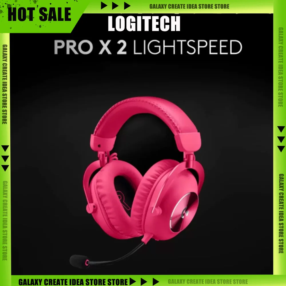 Logitech G PRO X 2 Lightspeed Wireless Headset with Mic Bluetooth/USB/3.5mm 50mm Graphene Drivers 7.1 Surround for PC/PS5 Gaming
Logitech G PRO X 2 Lightspeed Wireless Headset with Mic Bluetooth/USB/3.5mm 50mm Graphene Drivers 7.1 Surround for PC/PS5 Gaming