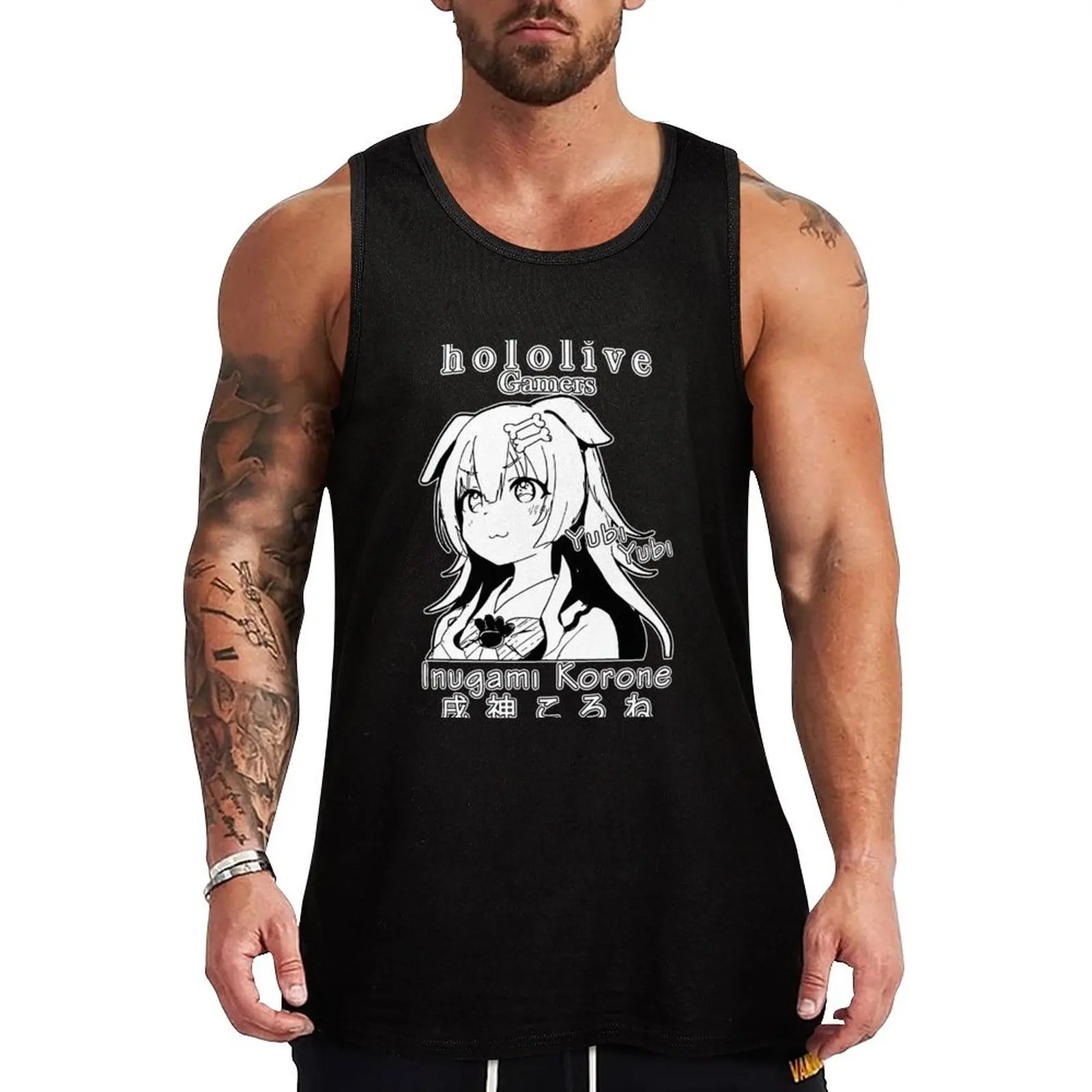 Inugami Korone Gamers Hololive (ORIGINAL) Tank Top High Stretch Tank Top Athletic Fit Workout Shirt
Inugami Korone Gamers Hololive (ORIGINAL) Tank Top High Stretch Tank Top Athletic Fit Workout Shirt