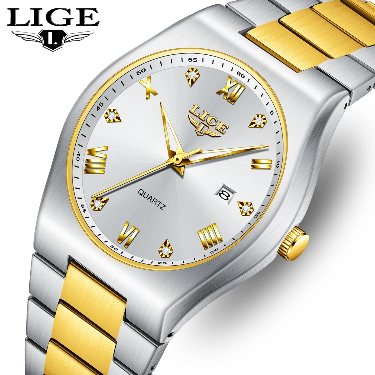 LIGE Fashion Luxury Quartz Man Wristwatch Sport Men Watches Waterproof Luminous Date Week Stainless Steel Men's Watch Male Reloj
LIGE Fashion Luxury Quartz Man Wristwatch Sport Men Watches Waterproof Luminous Date Week Stainless Steel Men's Watch Male Reloj