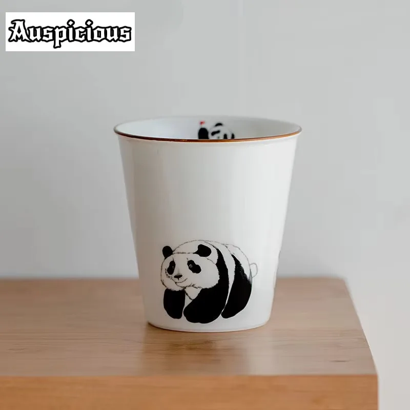 200ml Cute Panda White Porcelain Large Tea Cup Household Master Cup Lovely Hand Holding Cup Simple Coke Cup Ceramic Drinking Cup
200ml Cute Panda White Porcelain Large Tea Cup Household Master Cup Lovely Hand Holding Cup Simple Coke Cup Ceramic Drinking Cup