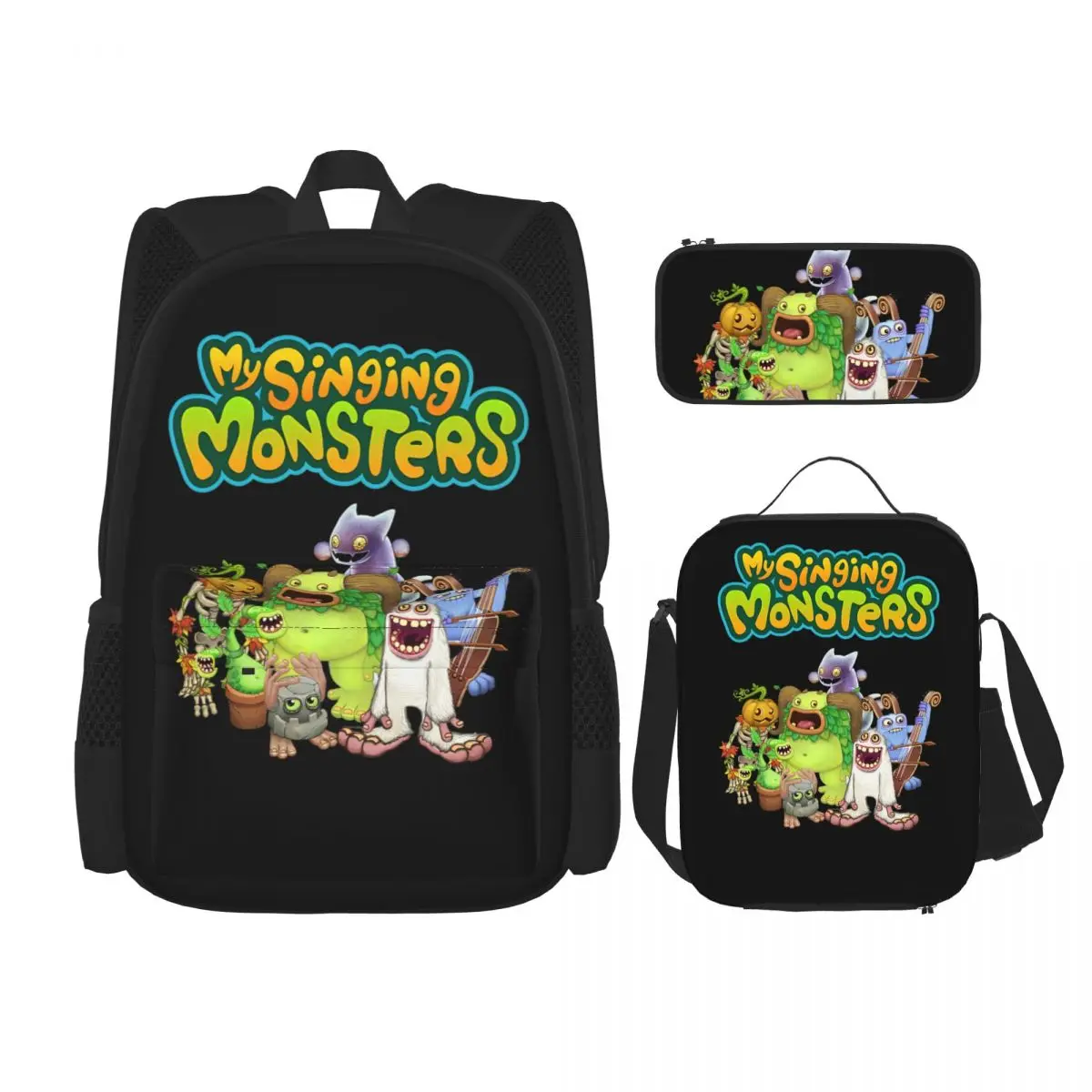 3pecs/set My Singing Monsters Backpack for Teenage Back To School High School Canvas Bags Lunch bag Pencil Case
3pecs/set My Singing Monsters Backpack for Teenage Back To School High School Canvas Bags Lunch bag Pencil Case