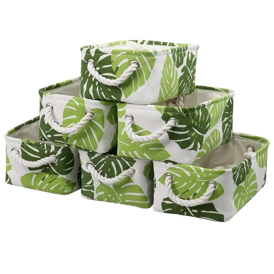 Корзина для хранения полок, маленькая 6-упаковка тканевых корзин для хранения, складные корзины для организации с ручкой для тканевых украшений
Корзина для хранения полок, маленькая 6-упаковка тканевых корзин для хранения, складные корзины для организации с ручкой для тканевых украшений