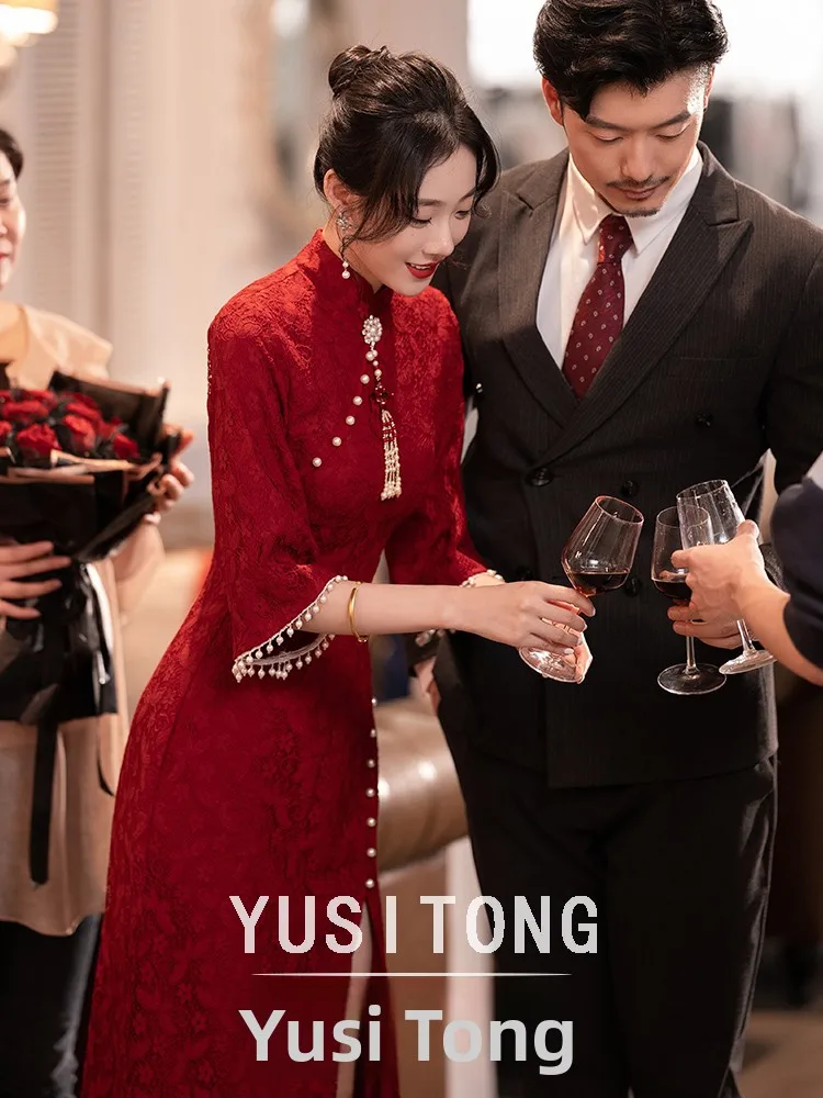 Red Wedding Dr Long Sve Vintage Sle High Waist Slim Fit for Wedding Reception Thank You Dinner Return Home ...
Red Wedding Dr Long Sve Vintage Sle High Waist Slim Fit for Wedding Reception Thank You Dinner Return Home ...