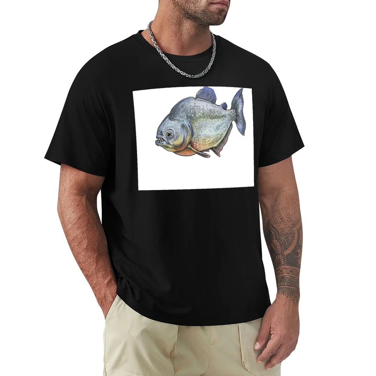 Piranha T-Shirt Plus Size Quick Dry Sports Tee
Piranha T-Shirt Plus Size Quick Dry Sports Tee