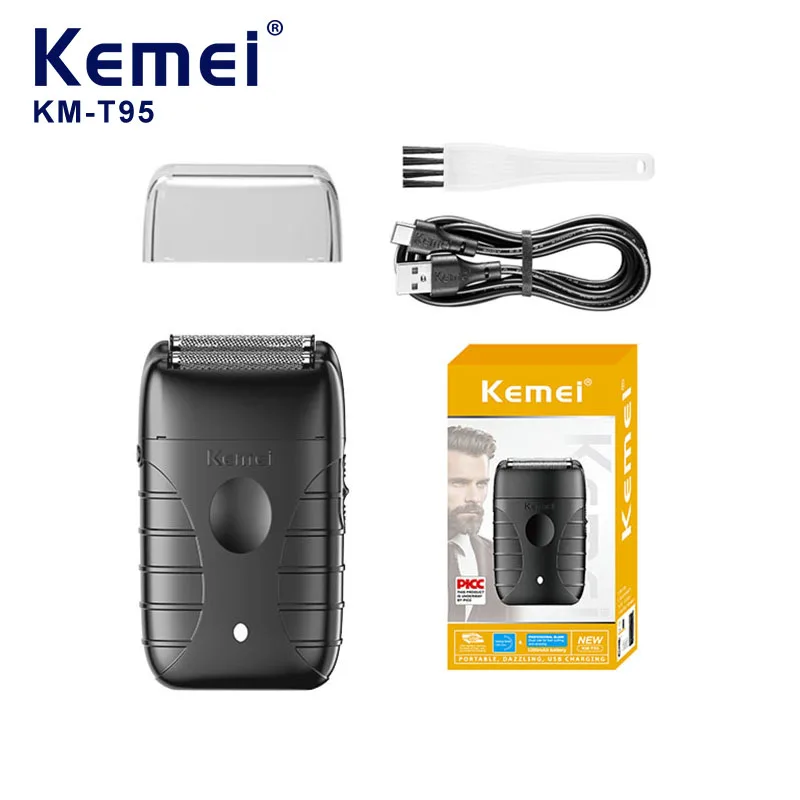 Kemei Professional Waterproof Shaving Machine Men Short Size Electric Shaver Barber USB Rechargeable Face Head Beard Trimmer T95
Kemei Professional Waterproof Shaving Machine Men Short Size Electric Shaver Barber USB Rechargeable Face Head Beard Trimmer T95