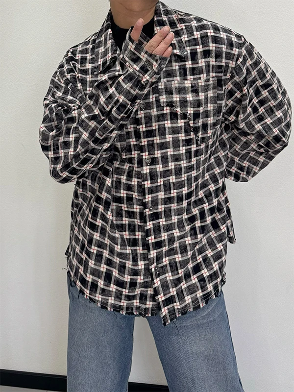 TANGZ Studio American Retro Embroidered Loose Long Sve Men's irt Casual Plaid Pattern Spring Season Cotton irt
TANGZ Studio American Retro Embroidered Loose Long Sve Men's irt Casual Plaid Pattern Spring Season Cotton irt