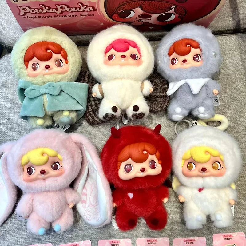 Instock Pouka Blind Box Poukapouka Series Cute Vinyl Face Doll Collectible Trendy Toy Girls Birthday Gifts
Instock Pouka Blind Box Poukapouka Series Cute Vinyl Face Doll Collectible Trendy Toy Girls Birthday Gifts