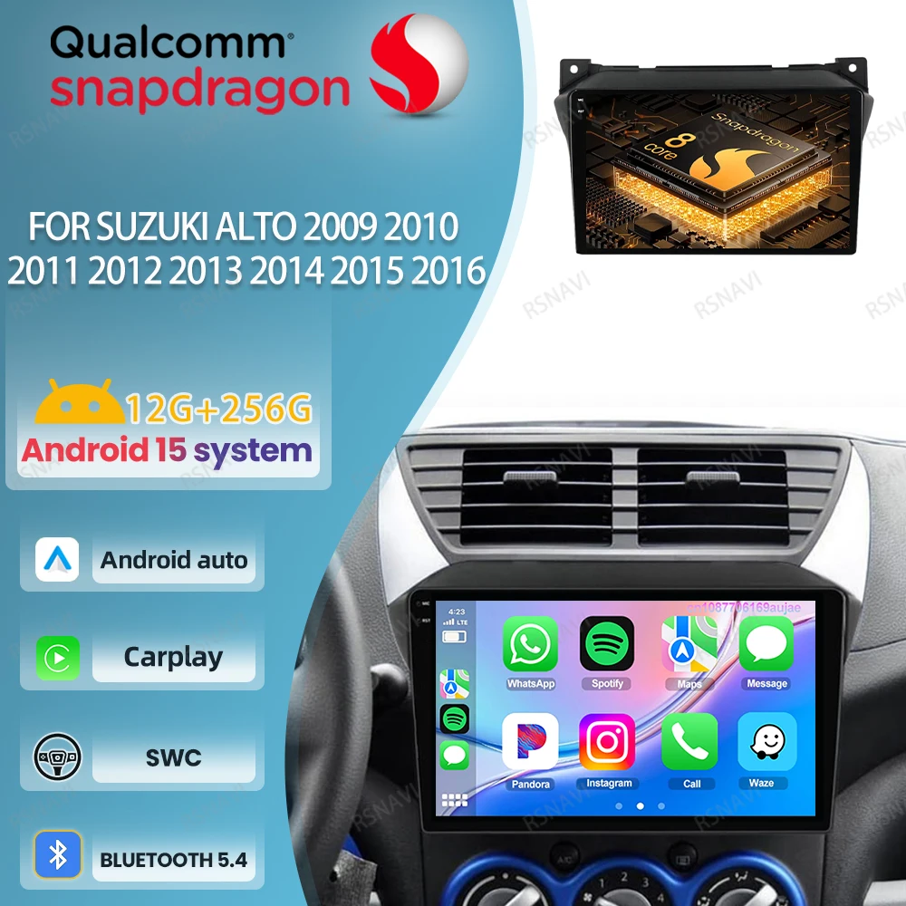 Car Radio Android 15 For Suzuki Alto 2009 2010 2011 2012 2013 2014 2015 2016 Autoradio Multimedia 4G LTE Stereo DVD Viedo Player
Car Radio Android 15 For Suzuki Alto 2009 2010 2011 2012 2013 2014 2015 2016 Autoradio Multimedia 4G LTE Stereo DVD Viedo Player
