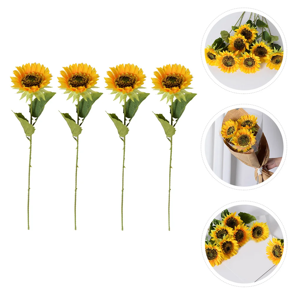4Pcs Silk Flower Sunflower Exquisite Gift for Friends Home Banquet Decoration Artificial Sunflower Party Decor
4Pcs Silk Flower Sunflower Exquisite Gift for Friends Home Banquet Decoration Artificial Sunflower Party Decor