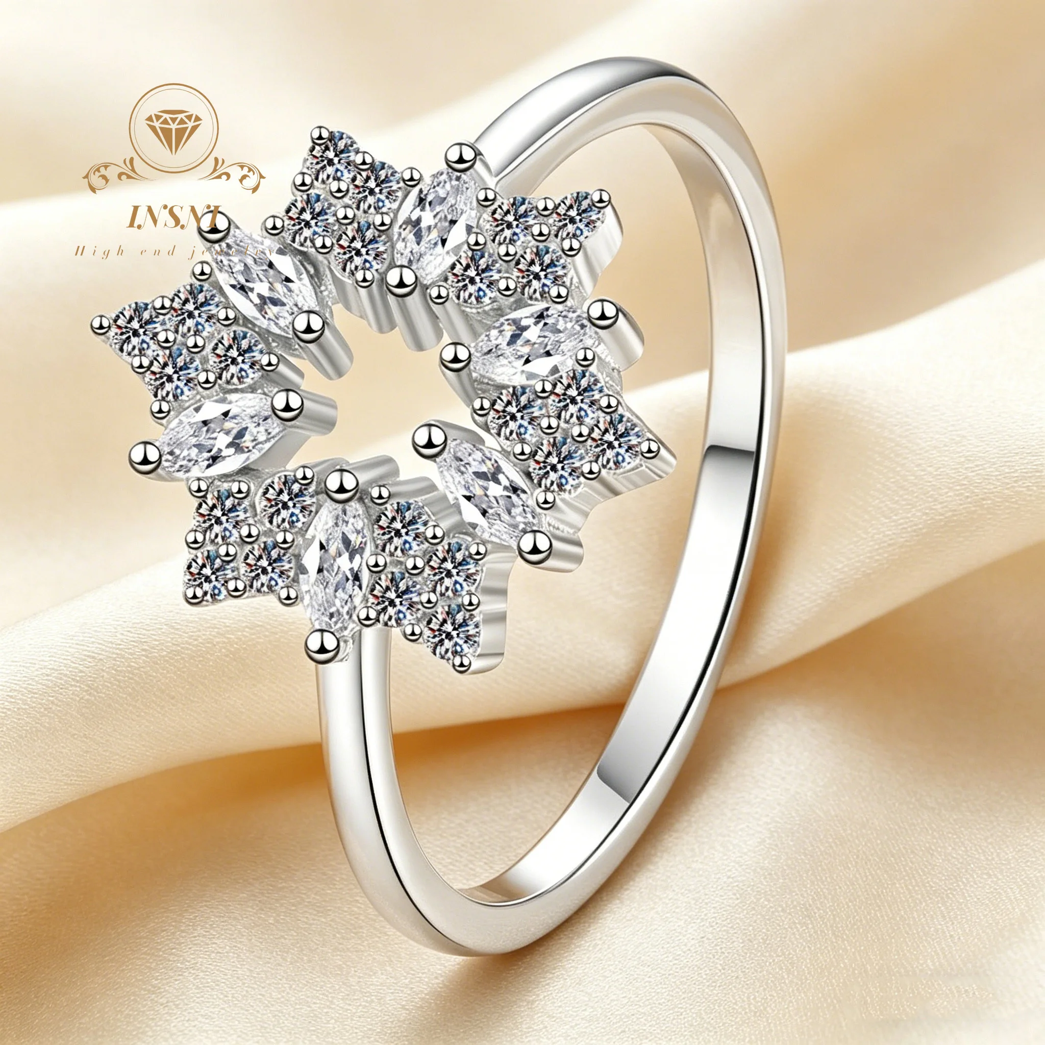 Sterling Silver Ring Girls Fashion Star Girl Ring Moissanite Silver Ring Affordable Light Luxury Jewelry Gift Girl Lady Women
Sterling Silver Ring Girls Fashion Star Girl Ring Moissanite Silver Ring Affordable Light Luxury Jewelry Gift Girl Lady Women