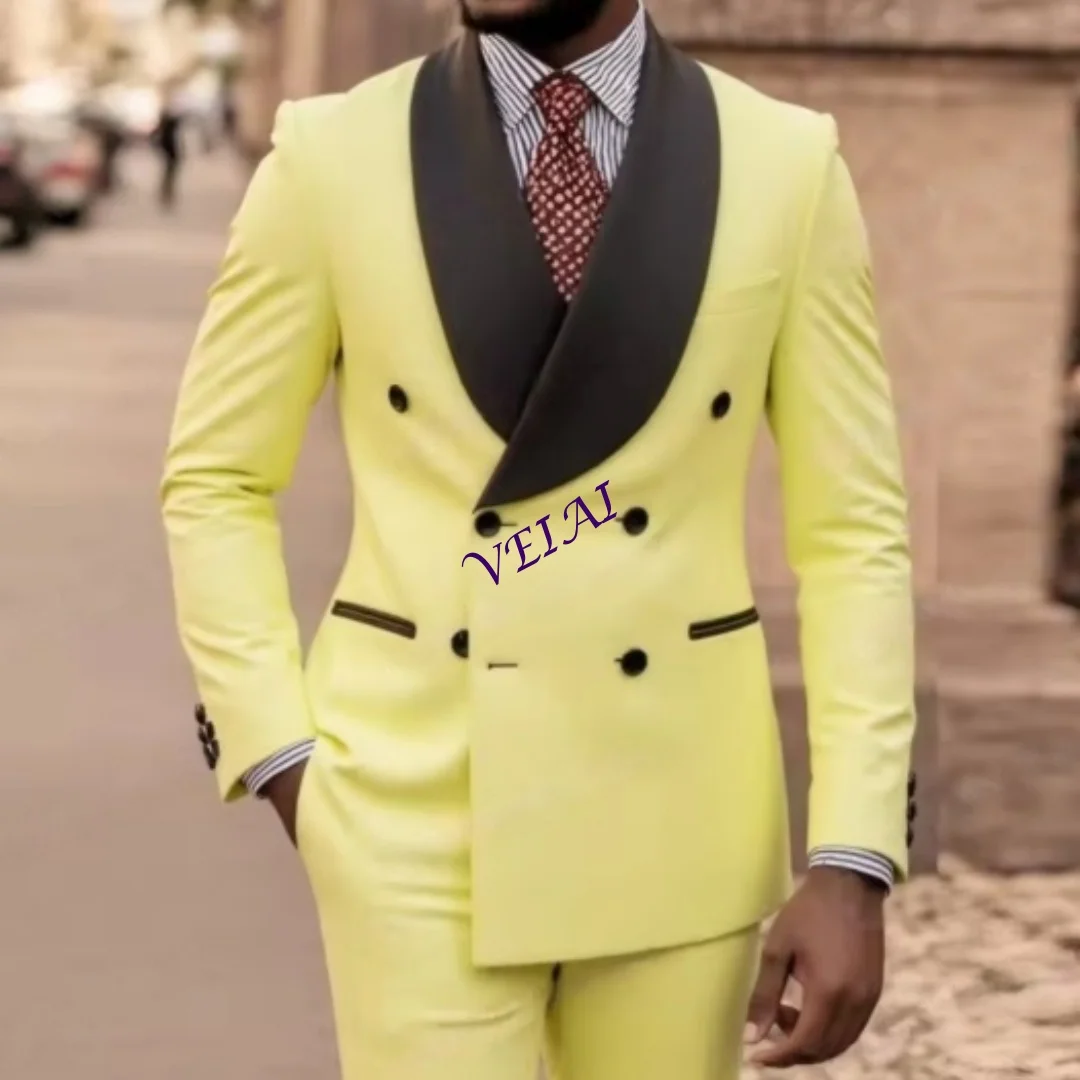 CustomizedBlack Collar Yellow Men Suit Groom Groomsman Wedding Party Prom Formal Occasion Business Male Tuxedos 2 Piece Set Blaz
CustomizedBlack Collar Yellow Men Suit Groom Groomsman Wedding Party Prom Formal Occasion Business Male Tuxedos 2 Piece Set Blaz