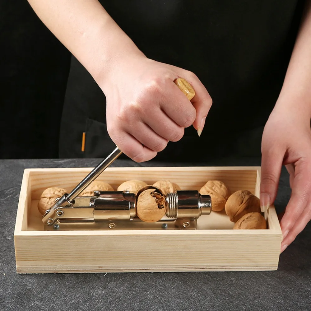 Multi-functional Manual Nut Cracker Stainless Steel With Storage Box Walnut Shelling Machine Heavy Duty Walnut Clip Elderly
Multi-functional Manual Nut Cracker Stainless Steel With Storage Box Walnut Shelling Machine Heavy Duty Walnut Clip Elderly