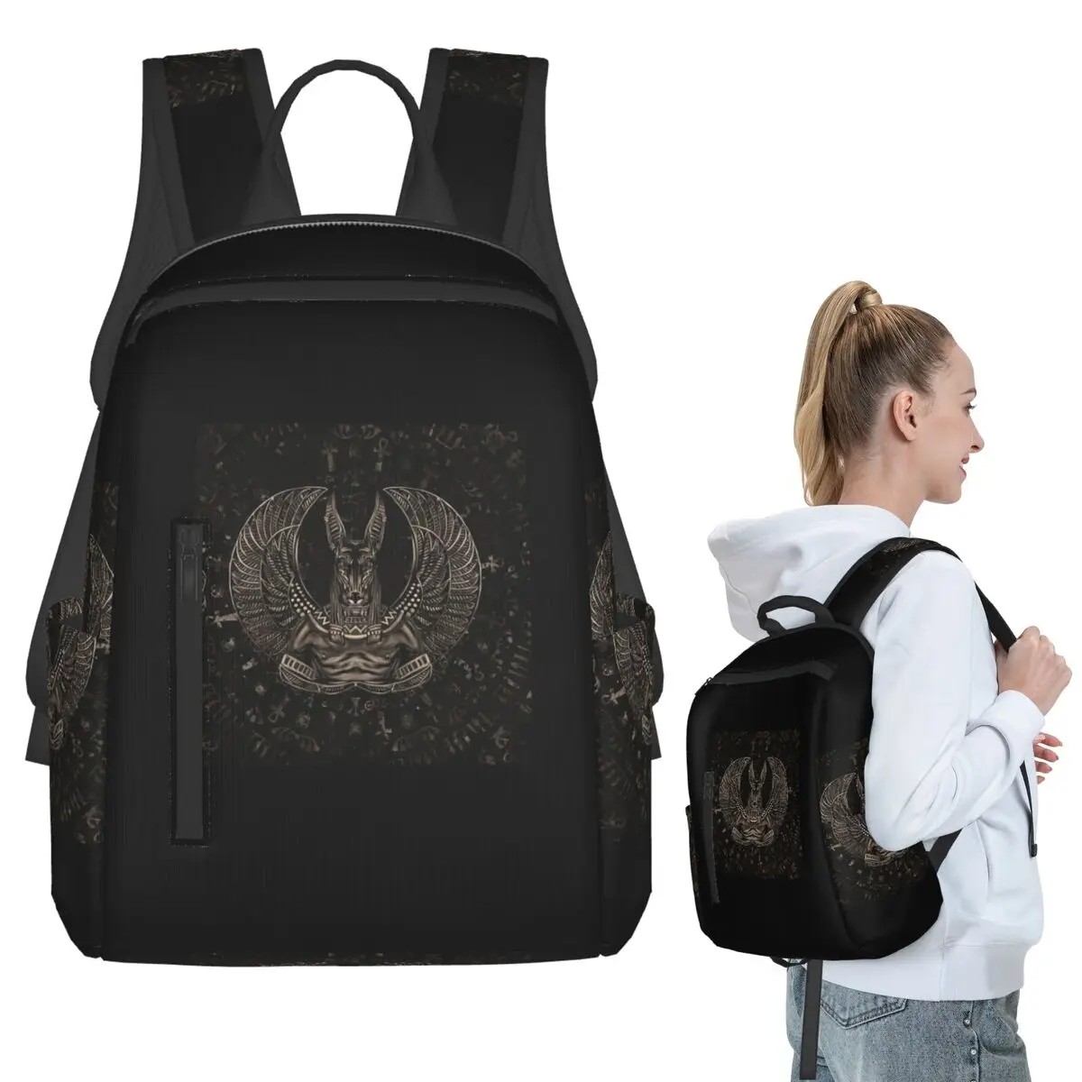 Anubis Egyptian God Sepia Backpack Student BookBag Children School Bag Computer Shoulder Bags Boys Girls
Anubis Egyptian God Sepia Backpack Student BookBag Children School Bag Computer Shoulder Bags Boys Girls