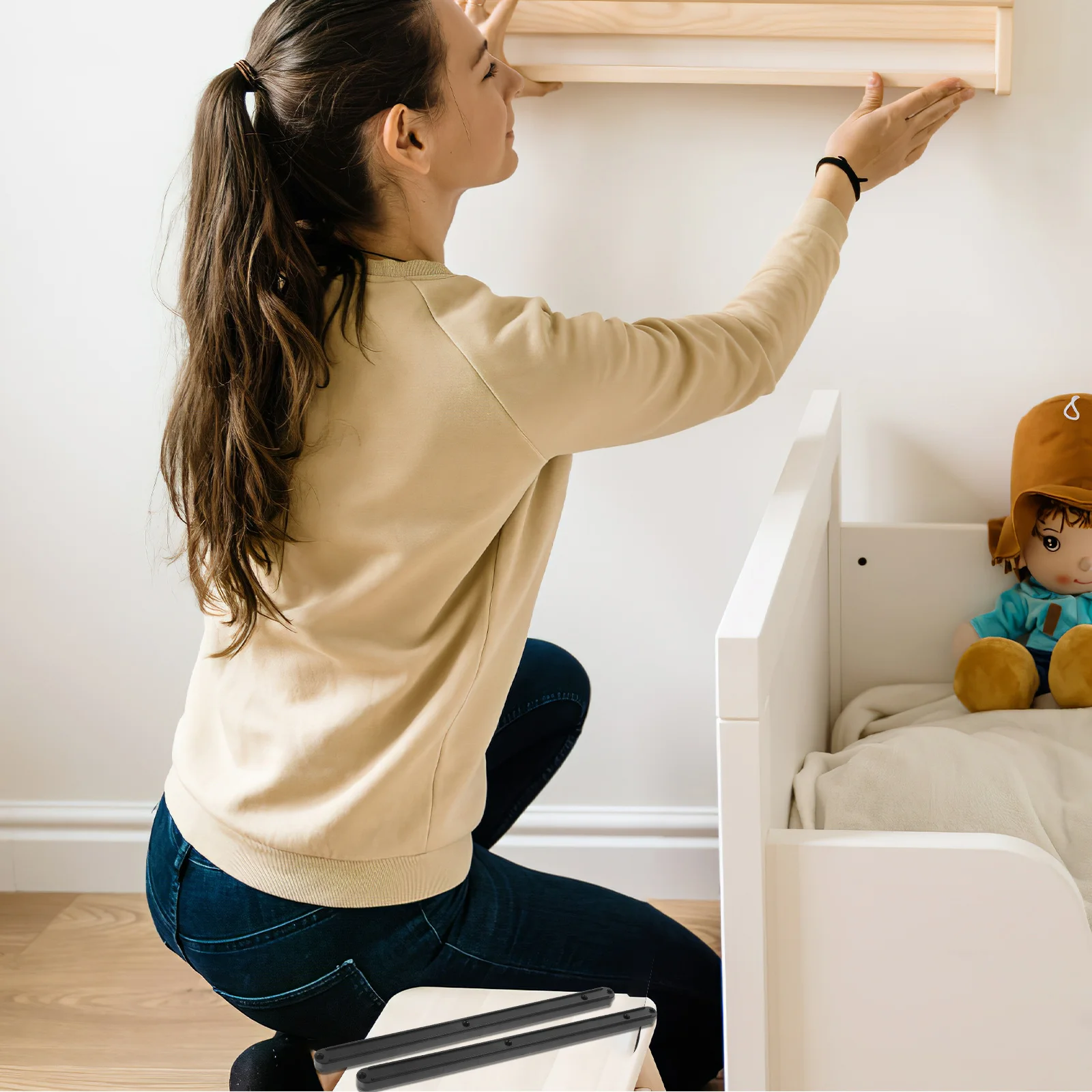 2Pcs Drawer Slides Wardrobe Guide Rail Durable Wear Resistant Smooth Operation Kitchen Cabinet Drawer Parts Replacement Slides
2Pcs Drawer Slides Wardrobe Guide Rail Durable Wear Resistant Smooth Operation Kitchen Cabinet Drawer Parts Replacement Slides