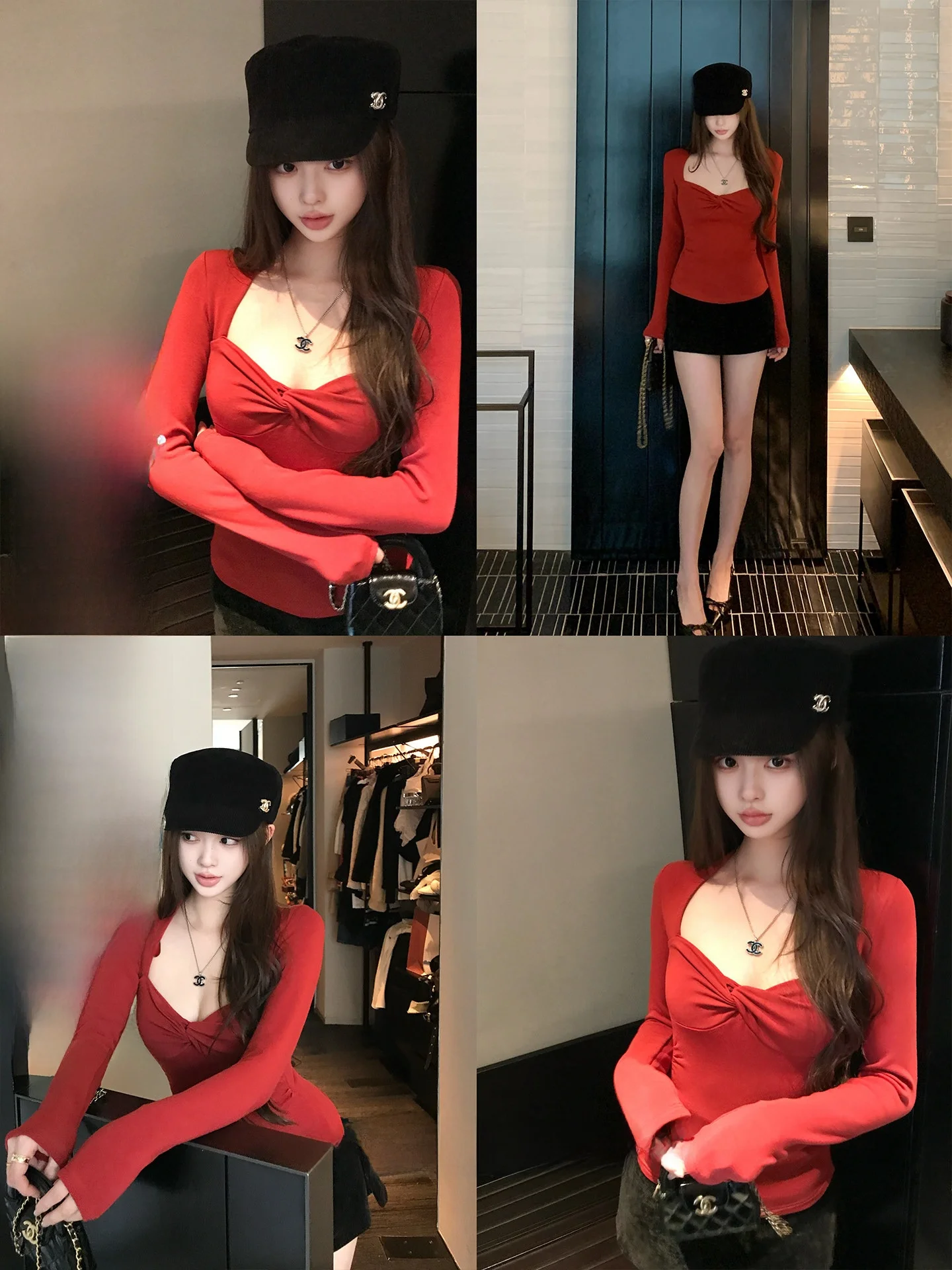 Sexy Frayed Long Sve T-irt with Knot Large Collar Outerwear Match Pair Versatile 23TH ALTER Trendy Ladies Top
Sexy Frayed Long Sve T-irt with Knot Large Collar Outerwear Match Pair Versatile 23TH ALTER Trendy Ladies Top