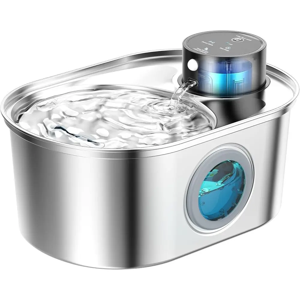 Автоматический беспроводной фонтанчик для животных из нержавеющей стали на батарейках, для использования в помещении, с металлическим краном для бутылок или питья, Recha
Автоматический беспроводной фонтанчик для животных из нержавеющей стали на батарейках, для использования в помещении, с металлическим краном для бутылок или питья, Recha