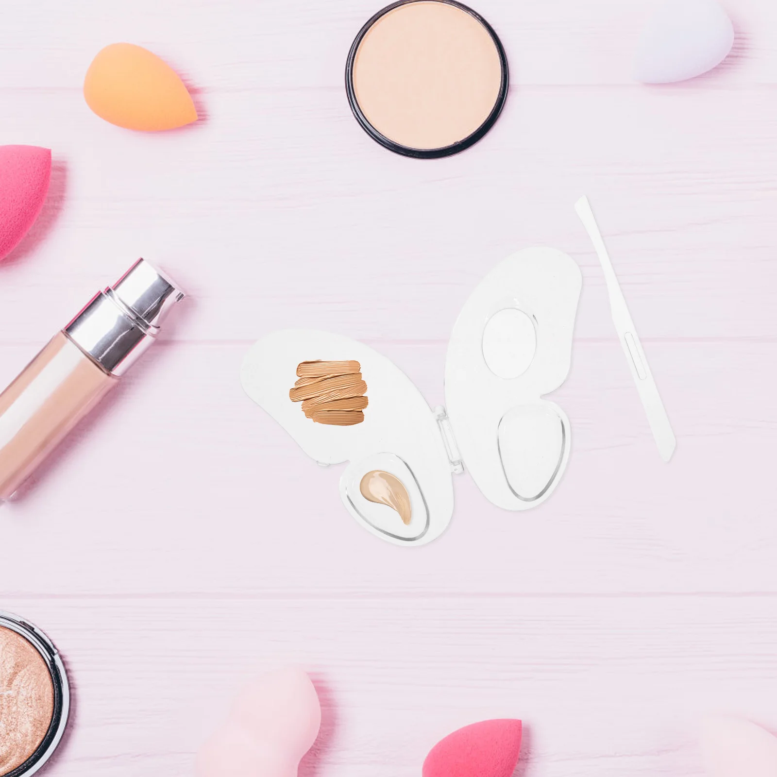 Butterfly Makeup Mixing Palette Transparent Acrylic Foundation Tray Plate Storage Capacity Easy Cleaning Durable
Butterfly Makeup Mixing Palette Transparent Acrylic Foundation Tray Plate Storage Capacity Easy Cleaning Durable