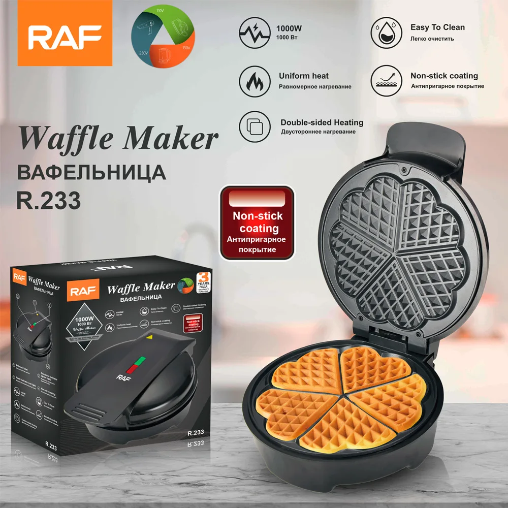 RAF Triangle Waffle Maker Heated Homemade Waffle Maker, Plum Blossom Muffin Maker, Home Breakfast Cake Maker
RAF Triangle Waffle Maker Heated Homemade Waffle Maker, Plum Blossom Muffin Maker, Home Breakfast Cake Maker