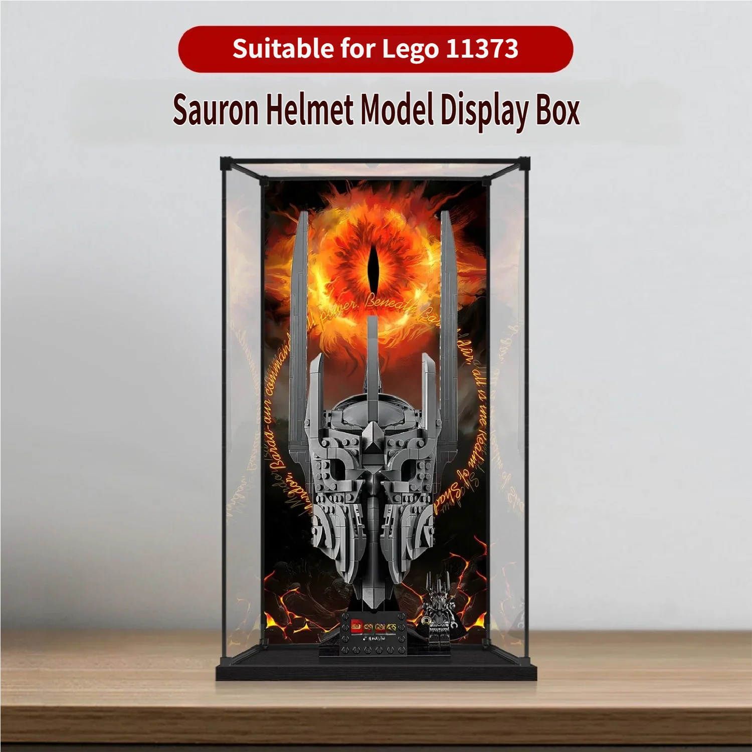Акриловая витрина для Lego 11373 Sauron Helmet, пылезащитный прозрачный футляр для модели Lego (модель в комплект не входит)
Акриловая витрина для Lego 11373 Sauron Helmet, пылезащитный прозрачный футляр для модели Lego (модель в комплект не входит)