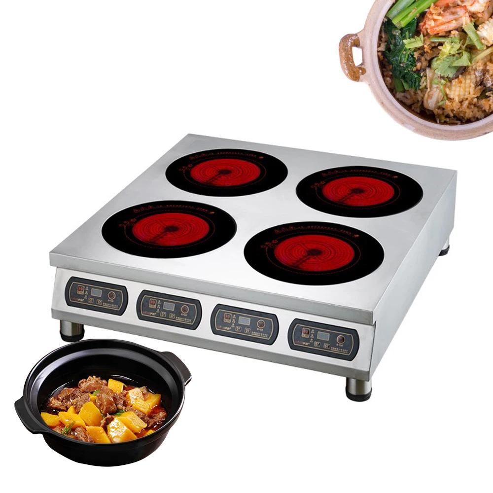Stainless Steel 4 Burner Tabletop Commercial Induction Cooker 2500W Four Burner Wholesale Electric 4 Stove Induction Cooker
Stainless Steel 4 Burner Tabletop Commercial Induction Cooker 2500W Four Burner Wholesale Electric 4 Stove Induction Cooker