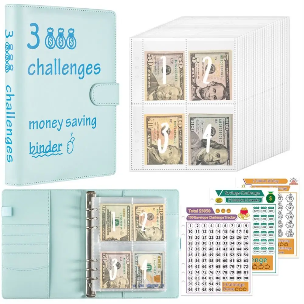 Блокнот для экономии денег с 6 отверстиями и конвертами для кэш-бюджета (100 конвертов)
Блокнот для экономии денег с 6 отверстиями и конвертами для кэш-бюджета (100 конвертов)