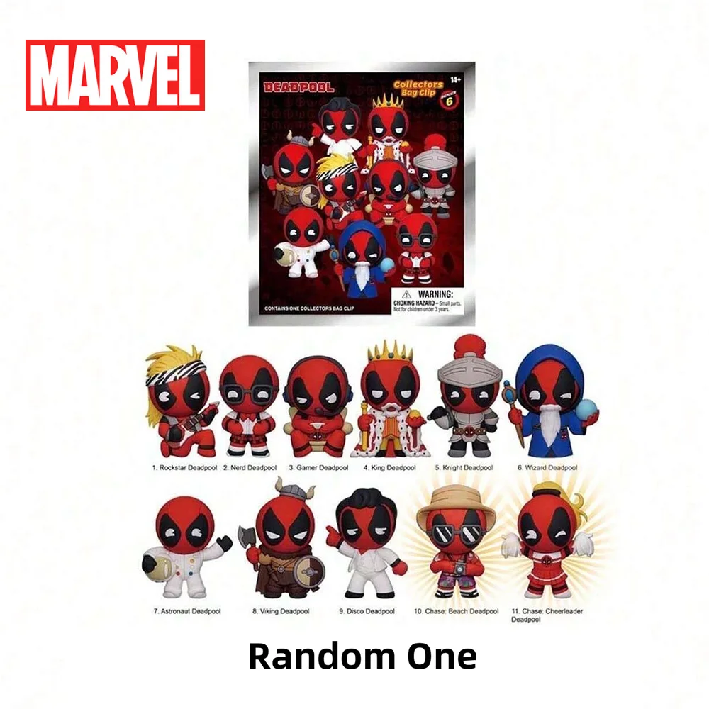 1PC Marvel Officially Licensed Deadpool 3D Figurine Blind Box Bag Clip Anime Figure Keychain Anime Collector Backpack Kering
1PC Marvel Officially Licensed Deadpool 3D Figurine Blind Box Bag Clip Anime Figure Keychain Anime Collector Backpack Kering