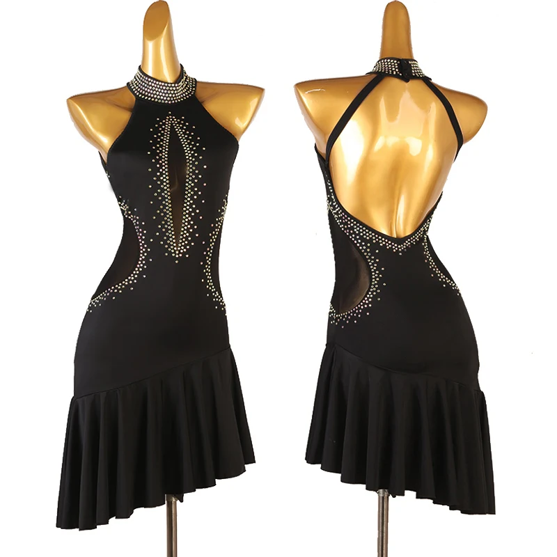 Women Latin Dance Costumes Competition Dress Adult Backless Sleeveless Dress Performance Clothes Samba Salsa Clothing DQL10267
Women Latin Dance Costumes Competition Dress Adult Backless Sleeveless Dress Performance Clothes Samba Salsa Clothing DQL10267