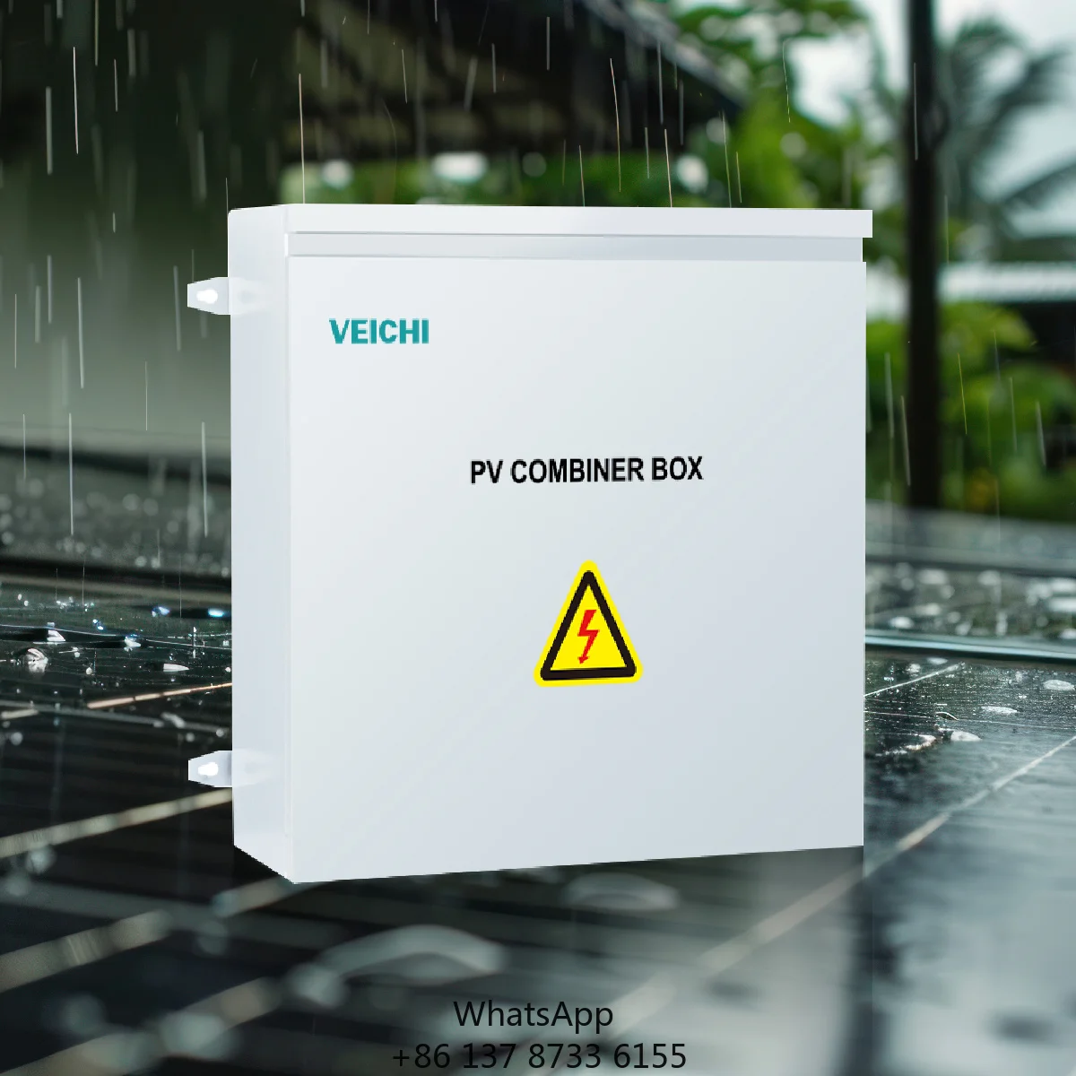 VEICHI IP65 High Temperature 1000V 400A 18 Ways 1 Out PV Combiner Box With Diode For Solar Panel Grid-connected Off-grid System
VEICHI IP65 High Temperature 1000V 400A 18 Ways 1 Out PV Combiner Box With Diode For Solar Panel Grid-connected Off-grid System