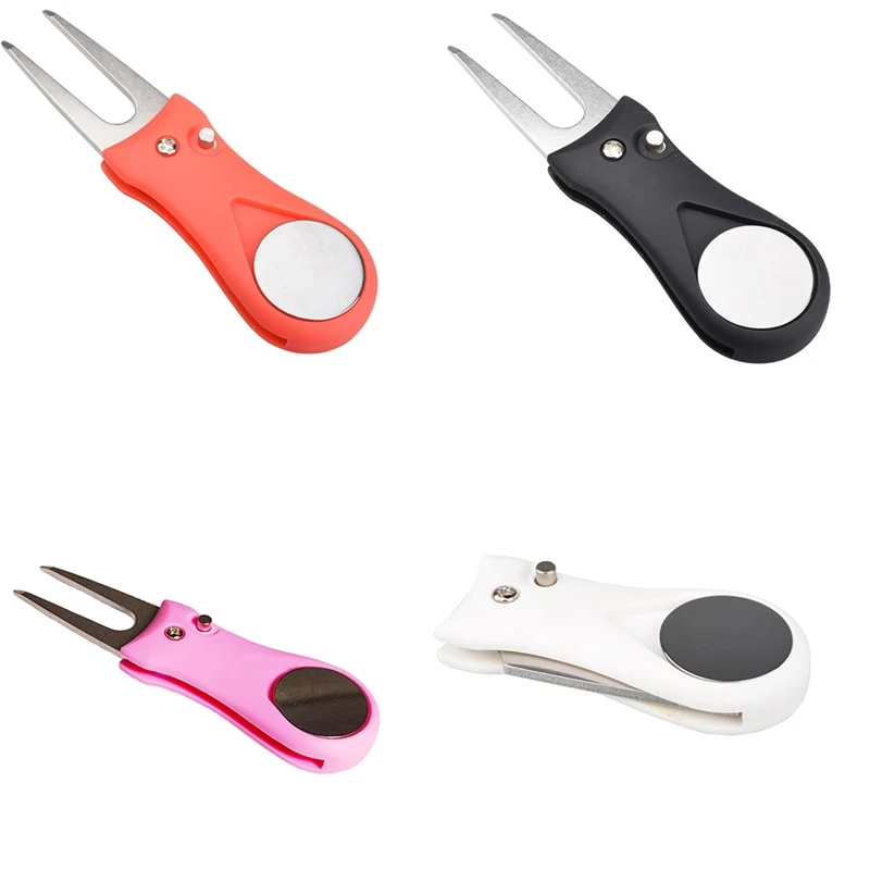 Red Golf Turf Tool With Magnetic Golf Ball Markers, Pitchfork Repair Tool Markers Durable Easy Install
Red Golf Turf Tool With Magnetic Golf Ball Markers, Pitchfork Repair Tool Markers Durable Easy Install