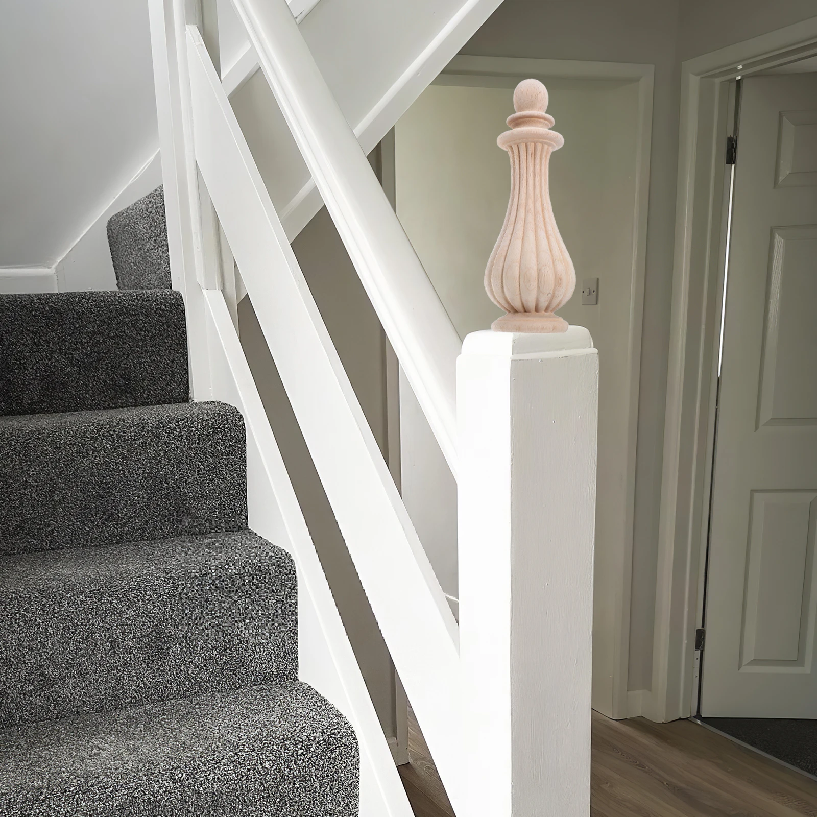 Wooden Decorative Finials Hand-Carved Unfinished Wood Craft Toppers for Staircase Balusters Bed Post Curtains DIY Projects
Wooden Decorative Finials Hand-Carved Unfinished Wood Craft Toppers for Staircase Balusters Bed Post Curtains DIY Projects