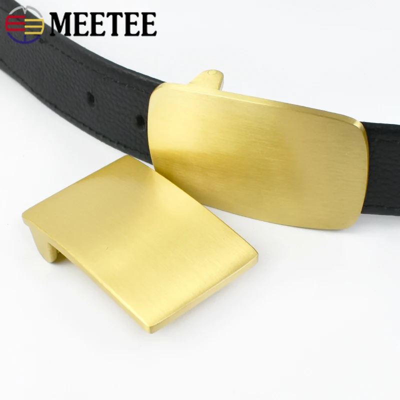 Meetee 40mm Solid Brass Men Belt Buckle Pure Copper Waistband Buckles Head Garment Decoration DIY Clothes Sewing Accessories
Meetee 40mm Solid Brass Men Belt Buckle Pure Copper Waistband Buckles Head Garment Decoration DIY Clothes Sewing Accessories