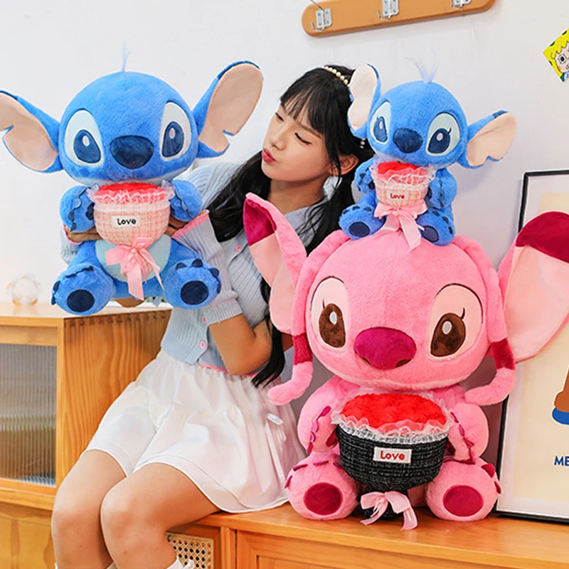 Cartoon Disney Lilo and Stitch Plush Toy Couple Anime Stuffed Kawaii Valentine's Day Rose Stich Doll Plushie Kids Xmas Gifts
Cartoon Disney Lilo and Stitch Plush Toy Couple Anime Stuffed Kawaii Valentine's Day Rose Stich Doll Plushie Kids Xmas Gifts