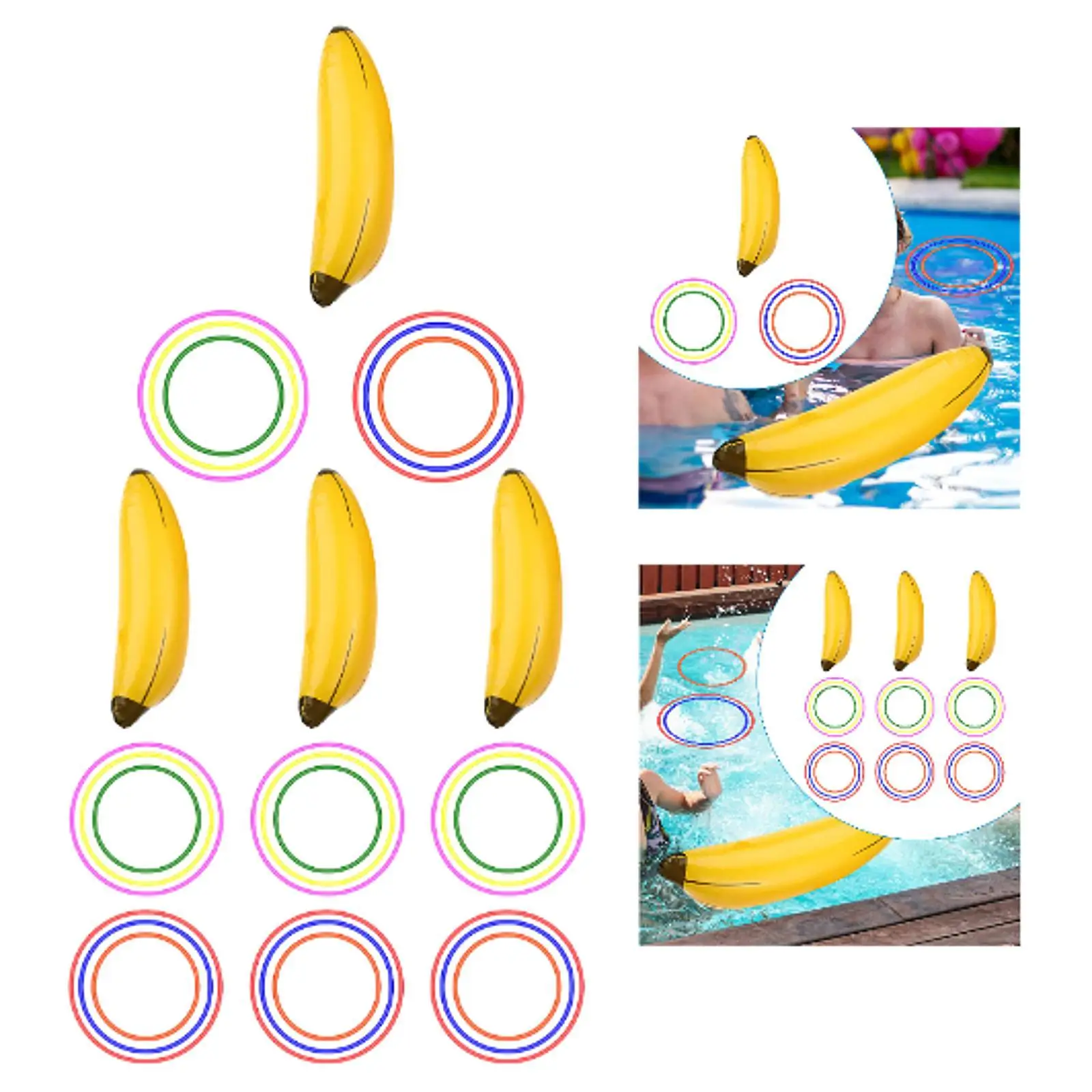 Inflatable Banana Ring Toss Game Tossing Game Creative Funny Decor Bachelorette Party for Engagement Beach Activities
Inflatable Banana Ring Toss Game Tossing Game Creative Funny Decor Bachelorette Party for Engagement Beach Activities