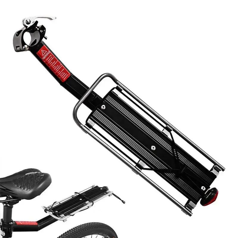 Quick Release Rear Rack Adjustable Bicycle Cargo Rack Alloy Bicycle Carrier Bicycle Luggage Stand Holder With Red Tail Light
Quick Release Rear Rack Adjustable Bicycle Cargo Rack Alloy Bicycle Carrier Bicycle Luggage Stand Holder With Red Tail Light