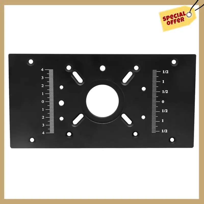 Classy-Router Table Insert Plate Router Lift Kit - Woodworking Router Lift Flip Plate For 65Mm Motor Trimming Machine
Classy-Router Table Insert Plate Router Lift Kit - Woodworking Router Lift Flip Plate For 65Mm Motor Trimming Machine
