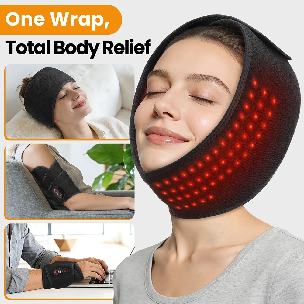 Red&Infrared Therapy Belt Wireless charging 660&850nm Near Infrared Light Wrap Face for Neck Chin Slimming Skin Care
Red&Infrared Therapy Belt Wireless charging 660&850nm Near Infrared Light Wrap Face for Neck Chin Slimming Skin Care