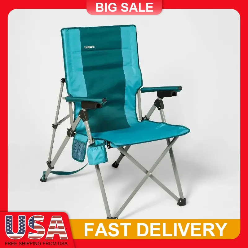 3 Position Reclining Camp Chair Outdoor Portable Folding Chair with Padded Armrests Cup Holder Adjustable for Beach Camping
3 Position Reclining Camp Chair Outdoor Portable Folding Chair with Padded Armrests Cup Holder Adjustable for Beach Camping