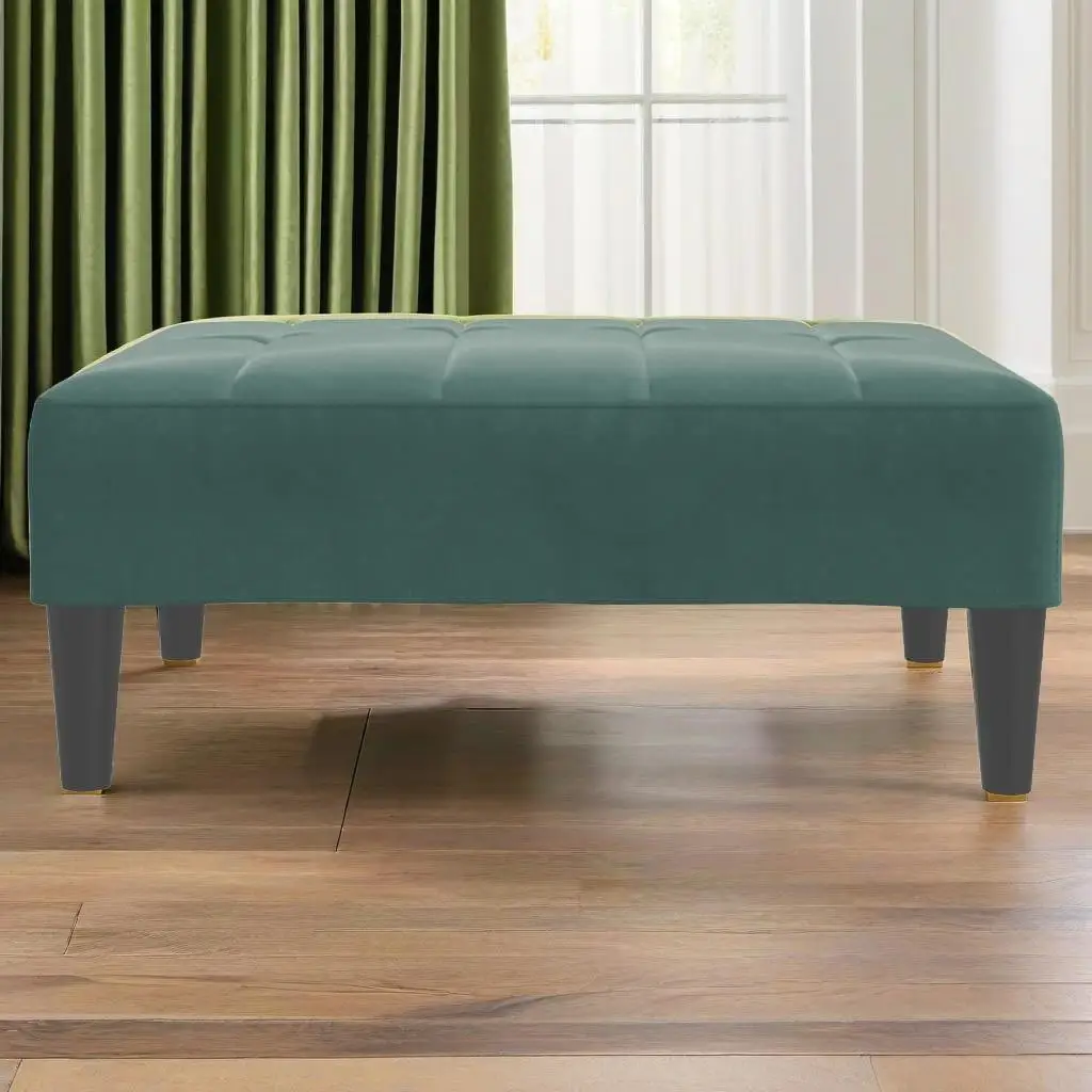 30.3x21.7x12.2 Dark Green Velvet Footstool - Stylish and Comfortable Ottoman for Home Decor
30.3x21.7x12.2 Dark Green Velvet Footstool - Stylish and Comfortable Ottoman for Home Decor